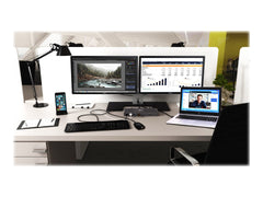 I-TEC USB 3.0/USB-C Dualdock 1x5K 2x4K 60Hz 2xHDMI 2xDP 1xGLAN 6xUSB 3.0 1xAudio/Mic Jack Kensington compatible with TB 3