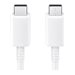 SAMSUNG Cable USB-C to USB-C 5A 1m White