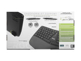 TNB ERGO - Clavier ergonomique sans fil rechargeable Bluetooth + 2.4GHz (FR)