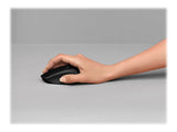 LOGITECH M330 SILENT PLUS Mouse 3 buttons wireless 2.4 GHz USB wireless receiver black