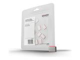 LINDY USB C Port Blockers 10 Pack Red