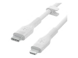 BELKIN Câble USB-C vers Lightning Silicon 2m Blanc