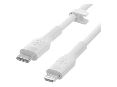 BELKIN Câble USB-C vers Lightning Silicon 2m Blanc