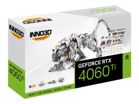 INNO3D GeForce RTX4060 Ti Twin X2 OC 8Go GDDR6 White