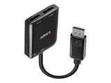 LINDY 2 Port DisplayPort 1.2mST Hub