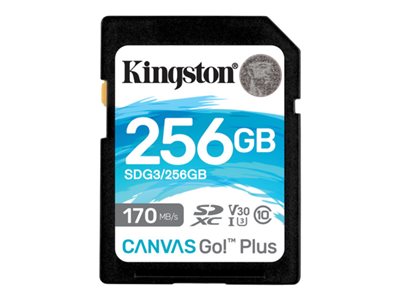 KINGSTON 256GB SDXC Canvas Go Plus 170R