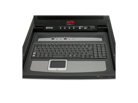APC 43.18cm 17p Rack LCD Console with 8 Port Analog KVM Switch