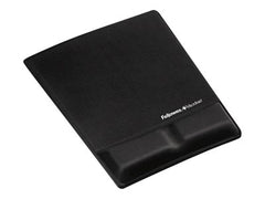FELLOWES Tapis de souris - Repose-poignets Health-V™ - Noir Antibactérien