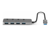 LINDY 4 port USB 3.0 hub with on/off switch