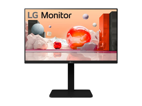 LG 24BA450-B.AEUQ Écran LED - 24 - 1920 x 1080 Full HD (1080p) @ 100 Hz - IPS - 250 cd/m² - 1300:1 - 5 ms - HDMI, VGA, DP- HP