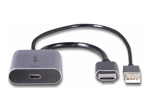LINDY HDMI to USB Type C Converter with USB Power