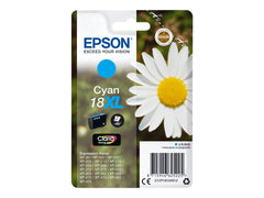 EPSON 1LB 18XL ink cartridge cyan high capacity 6.6ml 450 pages 1-pack blister without alarm