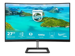 PHILIPS 272E1CA/00 - 27pcs - INCURVE - 1920 x 1080 Full HD (1080p) - VA - 250 cd/m2 - 3000:1 - 4 ms - HDMI, VGA, DP -HP