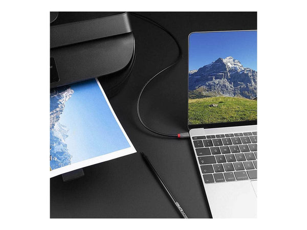 LINDY 2m USB 2.0 Type C to B Cable Anthra Line