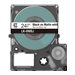 EPSON Matte Tape White/Black 24mm 8m