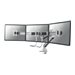 NEOMOUNTS NM-D775DX3SILVER Desk Mount