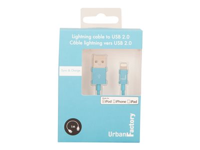 URBAN FACTORY CABLE LIGHTNING MFI 1M BLE