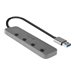 LINDY 4P USB 3.0 hub with on/off switch