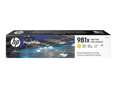 HP 981X XL Jaune PageWide Cartouche