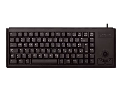 CHERRY Compact Trackball Keyb PS/2bl(GB)