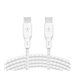 BELKIN 100w USB-C to C Braided 2M White
