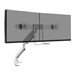 NEOMOUNTS Next Core Desk Mount 2 screens