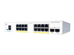 CISCO Catalyst 1000 16-Port Gigabit PoE+ PoE Budget 120W 2 x 1G SFP Uplinks LAN Base with external power supply