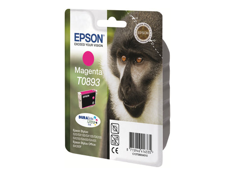 EPSON 1LB T0893 ink cartridge magenta low capacity 3.5ml 1-pack blister without alarm