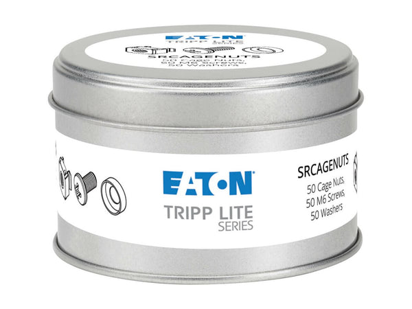 EATON TRIPPLITE SmartRack Square Hole Hardware Kit with 50 M6 screws and washers