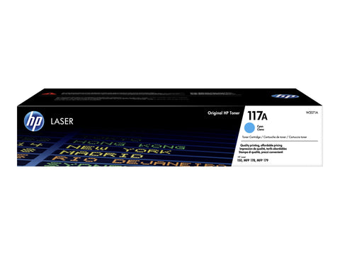 HP 117A Cyan Original Laser Toner Cartridge