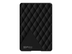 SILICON POWER External HDD Diamond D06 2To 2.5p Black Classic and stylish diamond-check pattern Slim and light-weighted design LED