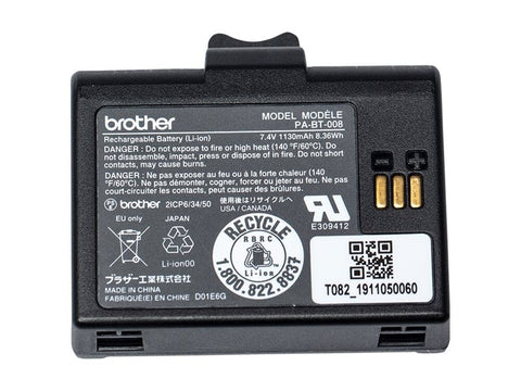 BROTHER PABT008 Rechargeable Li-ion battery RJ-2035B/2055WB