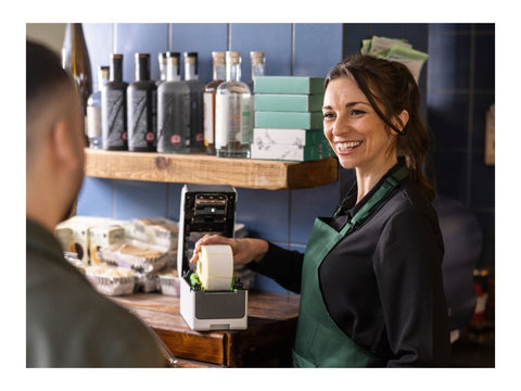 BROTHER 2p label printer USB connection 203dpi Ethernet Battery possible LCD display Bluetooth Wi-Fi