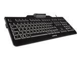 CHERRY KC1000 SC corded Security Keyboard USB ultraflat black with integrated Smartcard-Terminal (DE)