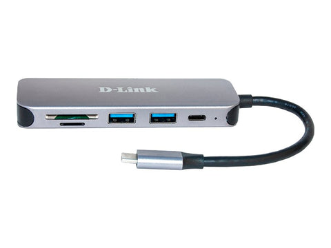 D-LINK 5in1 USB-C Hub with Card Reader