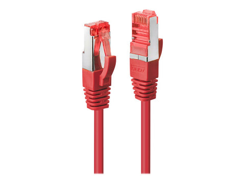 LINDY Cat.6 S/FTP Cable Red 15m Patch Cable