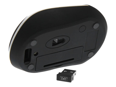 TNB RUBBY Wireless Mouse 1600 Dpi Silent Compact Size Soft Touch Ergonomic Shape Power Mode Saving Auto Link Wireless
