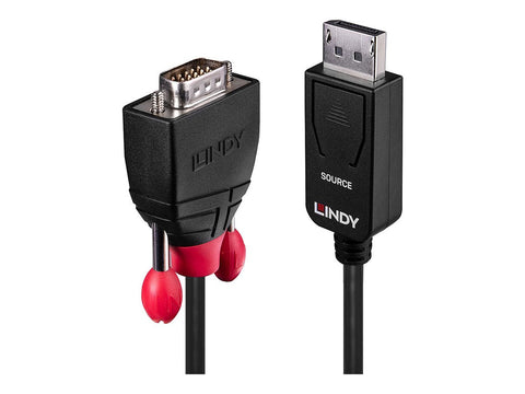LINDY Converter Cable DisplayPort/VGA 3m Resolution up to 1920x1200