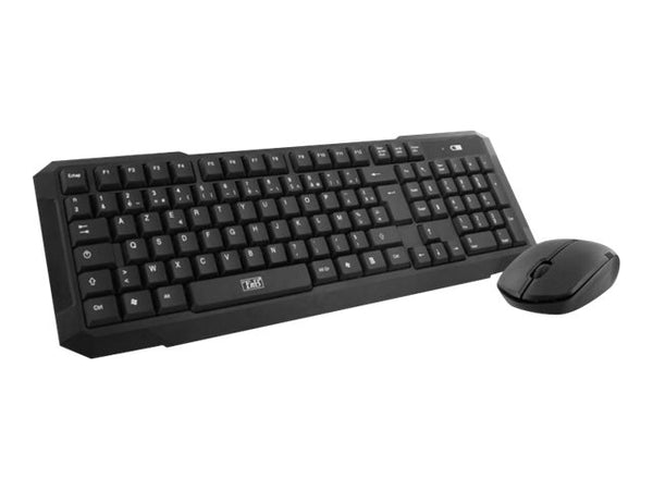 TNB COMBO Bridge Wireless Keyboard + Mouse Combo Azerty Robust And Compact Products Wireless Keyboard With 105 Comfort Keys