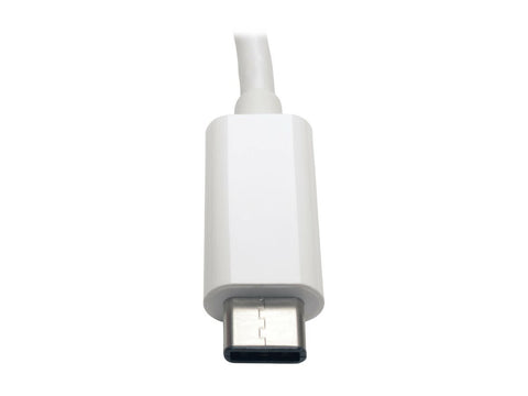 EATON TRIPPLITE USB-C to Gigabit Network Adapter Thunderbolt 3 Compatibility White