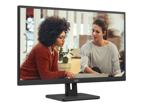 AOC 27E3UM 27" - 1920 x 1080 Full HD (1080p) @ 75 Hz - VA - 300 cd/m² - 3000:1 - 4 ms - 2xHDMI, VGA, DisplayPort - HP- noir