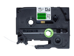 BROTHER FLe-7511 21MMX45MM Black on White Flag Tape for Brother P-touch D800W P900W P950NW