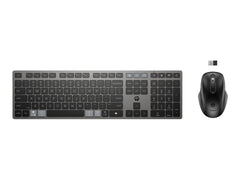 HP 725 Multi-Device Rechargeable Wireless Keyboard and Mouse Combo French SmartBuy