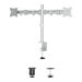 NEOMOUNTS Flat Desk Mount 2 screens Silv