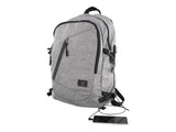 TNB WILD - Backpack with multiple pockets - mottled grey