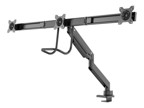 NEOMOUNTS NM-D775DX3BLACK Support décran à fixer 17-27p - ressort à gaz - Topfix - arrêt 180