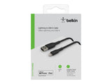 BELKIN BOOST CHARGE USB-A to Lightning Cable Braided 2M Black