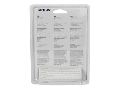 TARGUS Antimicrobial Compact Dual Mode Wireless Optical Mouse
