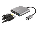 TRUST Adaptateur DALYX USB-C 3 en 1 HDMI USB USB-C