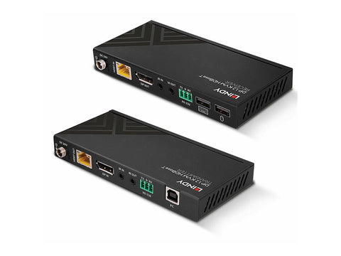LINDY 150m Cat.6 DisplayPort 1.2 USB IR&RS-232 HDBaseT KVM Extender